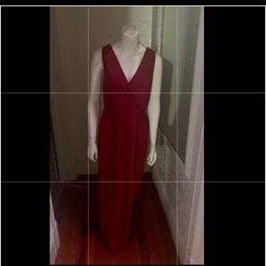 Spense
Surplice V-Neck Maxi Dress